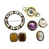Vintage and Antique Jewelry Brooches