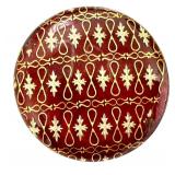 Antique JG Lady Racine Enamel Brooch