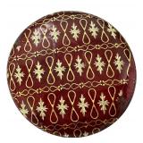 Antique JG Lady Racine Enamel Brooch