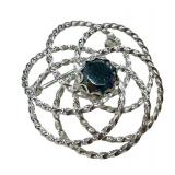 Assorted Vintage Jewelry Items including a Vintage Morpho Butterfly Sterling Silver Brooch