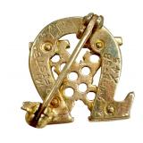 Antique Chi Omega 10K Gold Sorority Pin