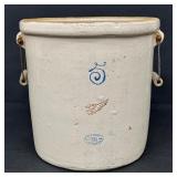 Vintage Red Wing Five Gallon Crock with Handles