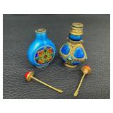 Two Vintage Asian Snuff Bottles
