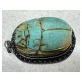 Vintage Egyptian Scarab Pendant