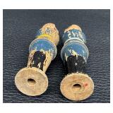Two Antique Wooden Toy Soldiers