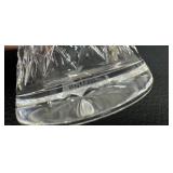 Waterford Glandore Criss Cross Pattern Crystal Vase and Candle Holder