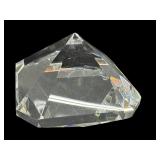 Oleg Cassini Diamond Shaped Paperweight