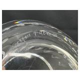 Crystal Orrefors Bowl & Crystal Kosta Boda Opus Cut Crystal Bowl
