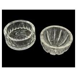 Crystal Orrefors Bowl & Crystal Kosta Boda Opus Cut Crystal Bowl