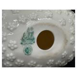 Vintage Belleek Porcelain Daisy Pattern Egg High 6th Period 0857