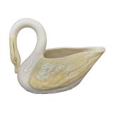 Vintage Belleek Swan Figurine / Vintage Belleek Swan Creamer