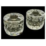 2 Kosta Boda Sweden Ann Goran Warff Design Candle Holders