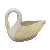 Vintage Belleek Swan Figurine / Vintage Belleek Swan Creamer