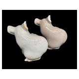 Pair of Vintage Bing and Grøndahl Porcelain Mice 1801 Figurines