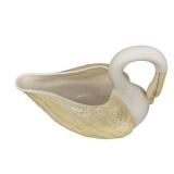 Vintage Belleek Swan Figurine / Vintage Belleek Swan Creamer