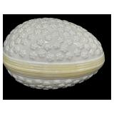 Vintage Belleek Porcelain Daisy Pattern Egg High 6th Period 0857