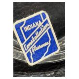 Vintage Indiana Glass "Constellation" Square Platter