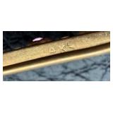 Vintage 14k Gold, Amethyst and Seed Pearl Brooch / Pin