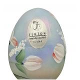 Vintage Limited Edition Hand Painted Fenton Glass Egg