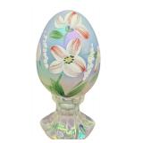 Vintage Limited Edition Hand Painted Fenton Glass Egg