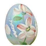 Vintage Limited Edition Hand Painted Fenton Glass Egg