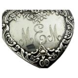 Vintage Wallace Sterling Silver Heart Shaped Pendant
