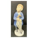 Royal Copenhagen Boy with Umbrella Figurine 4526