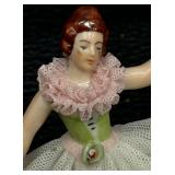 Vintage Fancy Lady Figurines by Dresden