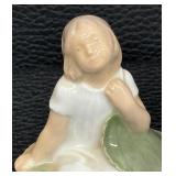 Royal Copenhagen Thumbelina in Nutshell Figurine / Royal Coppenhagen 4374 Thumbelina Figurine