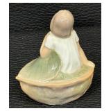 Royal Copenhagen Thumbelina in Nutshell Figurine / Royal Coppenhagen 4374 Thumbelina Figurine