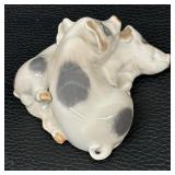Vintage Royal Copenhagen Pair of Sleeping Pigs #683