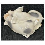 Vintage Royal Copenhagen Pair of Sleeping Pigs #683