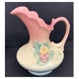 Vintage Wildflower Blue and Pink Hull Ewer and Vintage Hull Magnolia Ewer and Collector