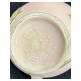 Vintage Wildflower Blue and Pink Hull Ewer and Vintage Hull Magnolia Ewer and Collector