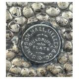 Vintage Simpsons Hall Miller Silver Plated Brides Basket