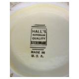 Vintage Halls Red Poppy Nesting Bowls