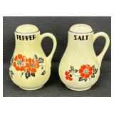 Vintage Halls Red Poppy Salt and Pepper Shakers