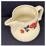 Vintage Halls Red Poppy Pitcher