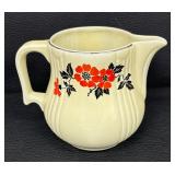 Vintage Halls Red Poppy Pitcher