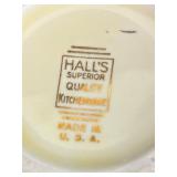 Vintage Halls Red Poppy Coffee/Tea Pot with Creamer Pitcher and Sugar Dish