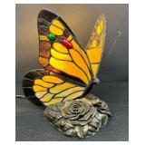 Beautiful Butterfly Figurine Lamp by Quoizel
