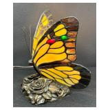 Beautiful Butterfly Figurine Lamp by Quoizel