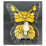 Beautiful Butterfly Figurine Lamp by Quoizel