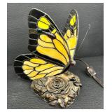 Beautiful Butterfly Figurine Lamp by Quoizel