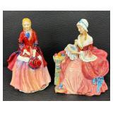 Royal Doulton Penelope and Paragon Lady Camille Figurines