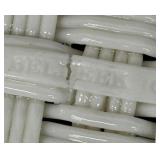 Vintage Belleek Irish Porcelain Intricate Basket Weave w/ Roses