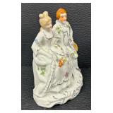 Antique Hand Painted Victorian Figurine