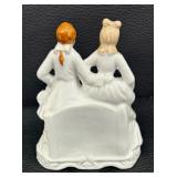 Antique Hand Painted Victorian Figurine