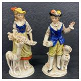 Two Vintage French Colonial Figurines