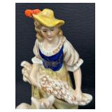 Two Vintage French Colonial Figurines